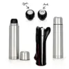 750 ml Leather-Covered Steel Thermos - TM 3554 - Image 2