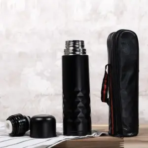 500 ml Stainless Steel Thermos with Cup - TM 3559