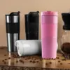 500 ml Stainless Steel French Press Thermos with Filter TM 5554 - Image 3