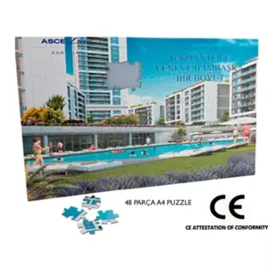 A4 Promotional Puzzle | Fun 24 & 50 Piece Options for Branding MB 17
