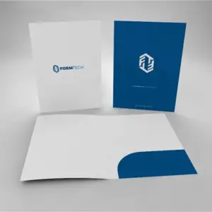 Logo Printed Pocket Cardboard Folder DSY 1