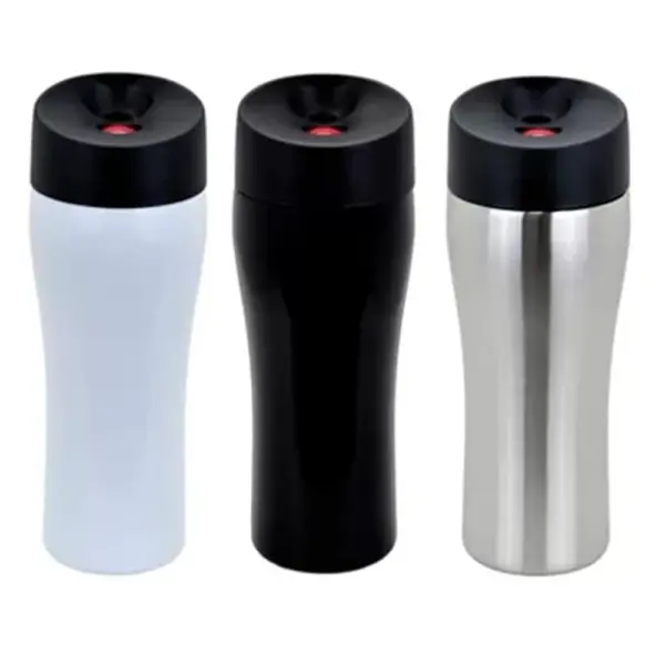 500 ml Button-Top Stainless Steel Thermos | Leak-Proof & Hygienic TM 5533