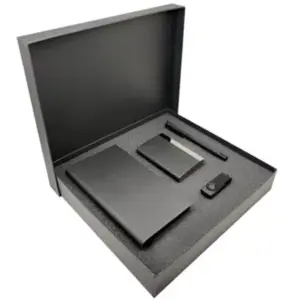 Premium Corporate Gift Set – Notebook, Metal Pen, Card Holder, 16GB USB 13x21cm VIP 2137