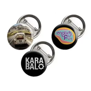 Custom Metal Button Badge 37 mm - BYT 37