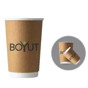 16 oz Double Wall Kraft Paper Cup KDB 16