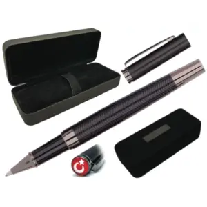 Metal Roller Pen – Blue Ink, Turkish Flag Cap, Boxed KS 1444