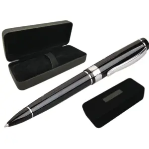Twist-Action Metal Ballpoint Pen – Blue Ink, Boxed KS 1419