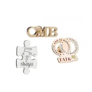 3D Enamel Lapel Pin Badge – Base + 0 Color, Custom Design RZ 1810