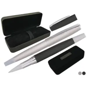 Metal Roller Pen – Blue Ink, Capped, Boxed KS 1443