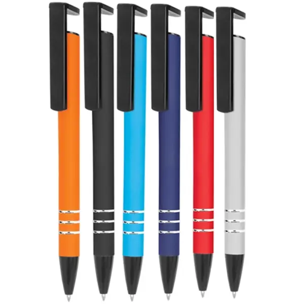 Metal Ballpoint Pen with Phone Stand BMK 1448