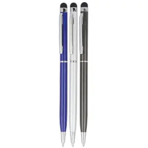 Glossy Metal Ballpoint Pen with Touchpen BMK 1280 M