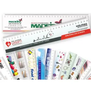 Flexible Ruler | 30 cm PP with Single or Double-Sided Printing PVC 30