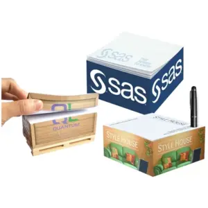 Pallet Cube Notepad 9x9x5 cm BLK 019