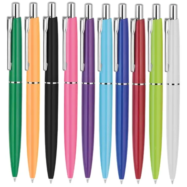retractable plastic ballpoint pen- BPK 1136