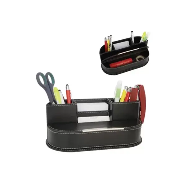 Faux Leather Desk Organizer – Memo Note Pad MS 4527