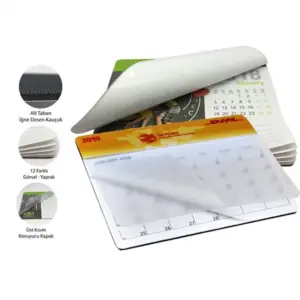 Calendar Mouse Pad – Flip Top 12 Sheet Promotional Product (18×22 cm) MP 55