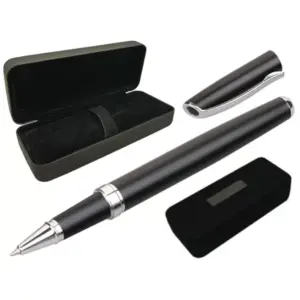 Metal Roller Pen – Blue Refill, With Cap, Boxed KS 1418