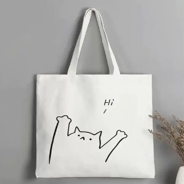 30x40 cm 140 gr Organic Cotton Canvas Bag  hme 1