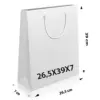 Promotional Laminated Cardboard Bag – 25x8x36 cm - Image 6