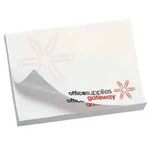 7.5 x 10 cm Custom Logo Self-Adhesive Sticky Notes – 25 Sheets PST 7510