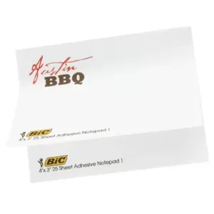 7.5 x 10 cm Custom Logo Self-Adhesive Sticky Notes – 50 Sheets PST 7510 A