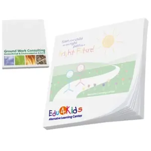 7.5 x 7.5 cm Custom Logo Self-Adhesive Sticky Notes – 25 Sheets PST 7075