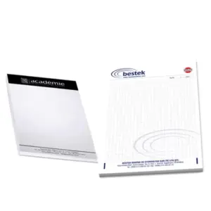 A6 Top Glued Custom Notepad