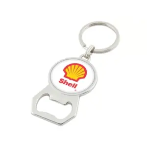 Metal Bottle Opener Keychain with Dome Sticker anh 687
