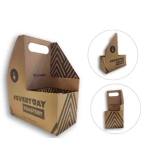 Kraft Paper Cup Holder 2's kba 1027