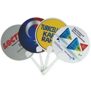 Round PVC Fan – Custom Printed PV 2127
