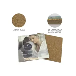 Custom Printed Cork Coaster 9x9 cm - BAK 7