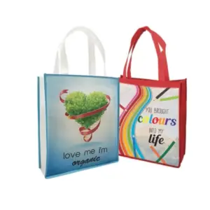 Non-Woven Trade Show Tote Bag 30x35x8 cm